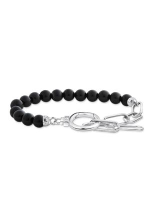 Thomas Sabo Cosmic Amulet onyx silver armband A2134-027-11-L19v