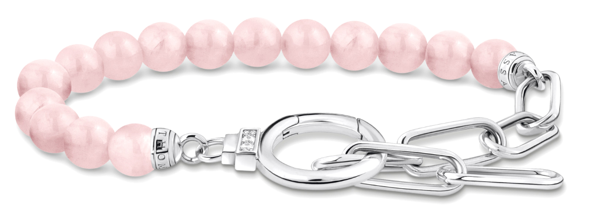 Thomas Sabo Glam & Soul Cosmic Amulet rose quartz armband A2134-035-9-L19v