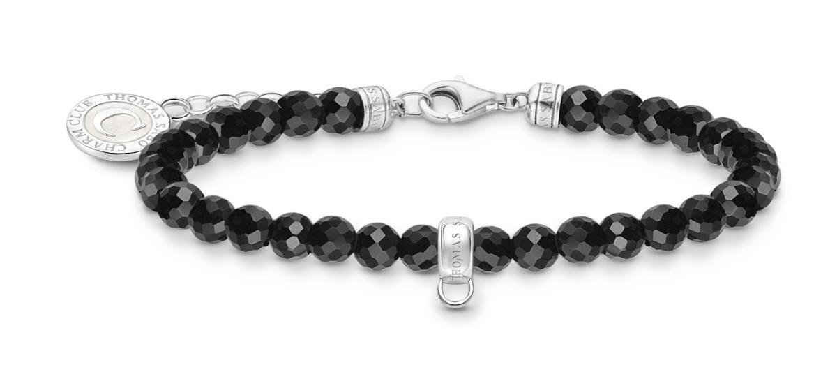 Thomas Sabo Charm Club Charmista onyx charmarmband A2141-130-11-L19v