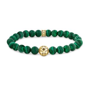 Thomas Sabo Rebel Wolf malachite armband A2145-140-6 main product photo