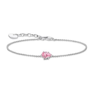 Thomas Sabo pink drop-cut zirconia silverarmband A2159-051-9-L19V main product photo