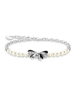 Thomas Sabo True Romance Silver Bow Lovely Romance pärlarmband A2171-167-11-L19V