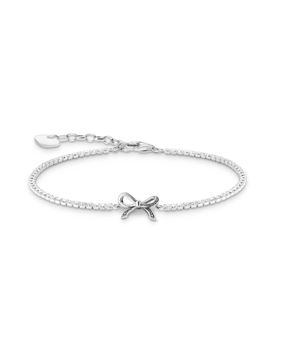 Thomas Sabo True Romance Silver Bow with white zirconia tennisarmband A2172-643-14-L19V