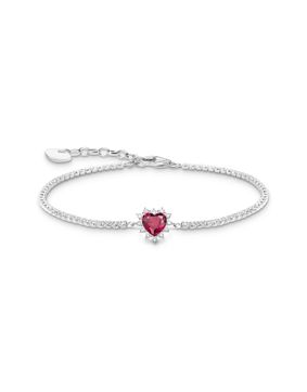 Thomas Sabo silverarmband hjärta A2188-013-10-L19V