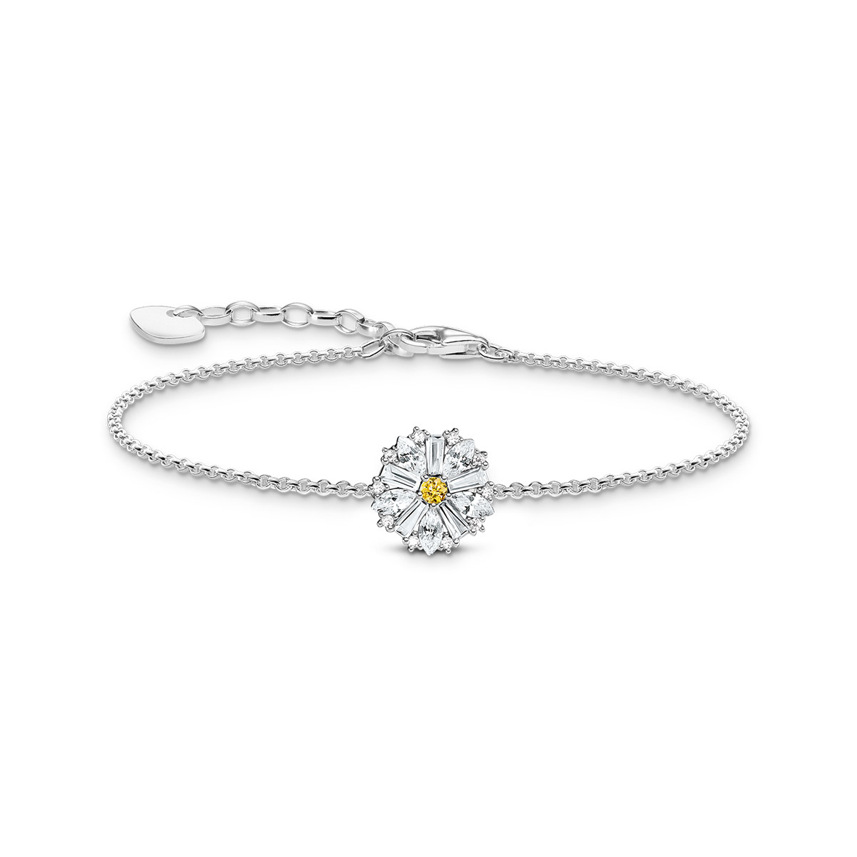 Thomas Sabo cz blomma armband A2202-051-4-L19V