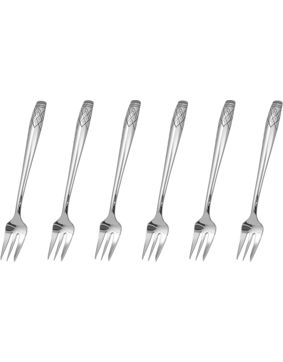 Aino bakelseskedar i silver 6 st 351-114