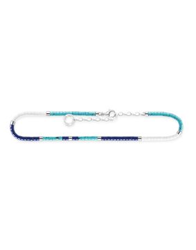 Thomas Sabo with blue stones ankelkedja AK0038-775-7-L27V