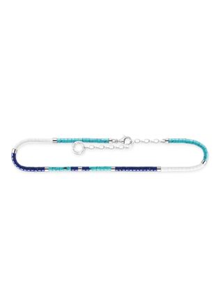 Thomas Sabo with blue stones ankelkedja AK0038-775-7-L27V
