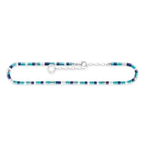 Thomas Sabo with blue stones ankelkedja AK0039-775-7-L27V main product photo