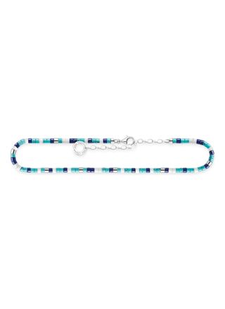 Thomas Sabo with blue stones ankelkedja AK0039-775-7-L27V