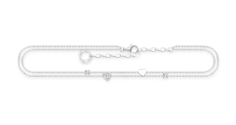Thomas Sabo with hearts silver fotlänk AK0040-051-14-L27V