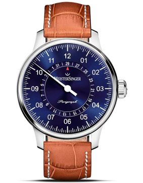 Meistersinger Perigraph Sunburst Blue AM1008