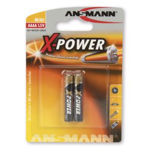 Ansmann alkaliskt batteri AAAA 1,5V 2-pack main product photo