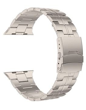 Tiera Apple Watch Classic Silver Titanarmband