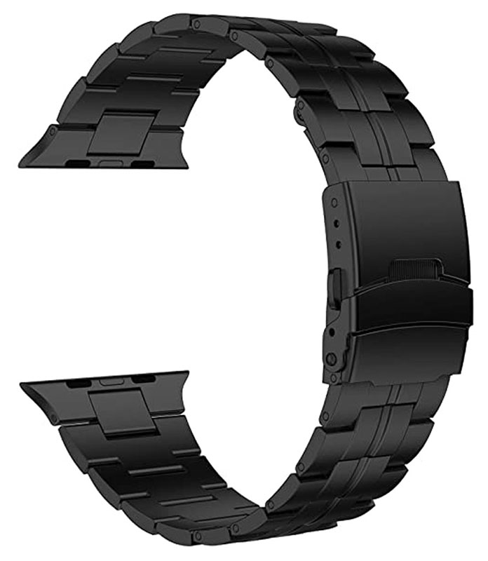 Tiera Apple Watch Classic Svart Titanarmband 38/40/41mm