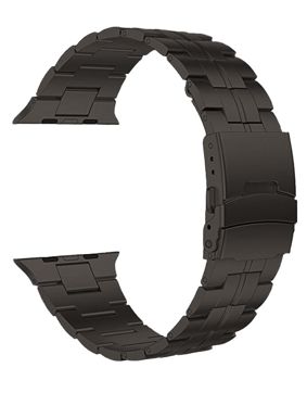 Tiera Apple Watch Classic mörkt Grått Titanarmband