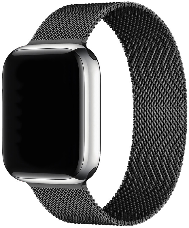 Tiera Apple Watch stålarmband loop grå