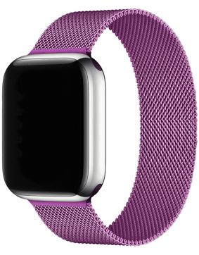 Tiera Apple Watch stålarmband loop violett