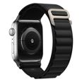 Tiera Apple Watch svart Alpine textilarmband