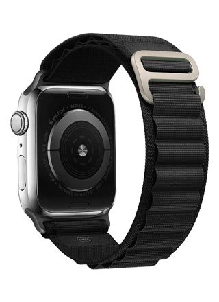 Tiera Apple Watch svart Alpine textilarmband