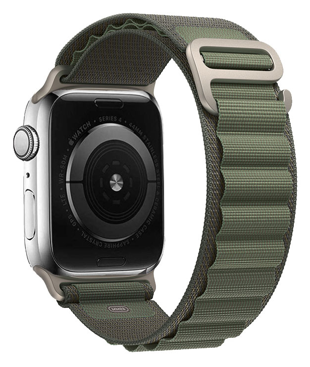 Tiera Apple Watch grön Alpine textilarmband