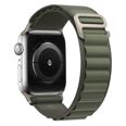 Tiera Apple Watch grön Alpine textilarmband