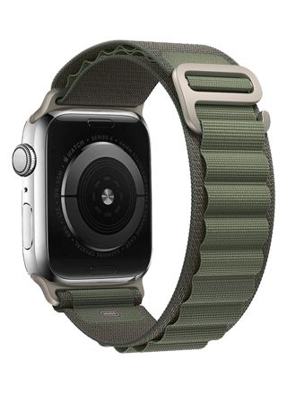 Tiera Apple Watch grön Alpine textilarmband