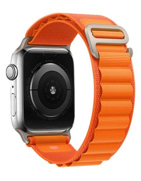 Tiera Apple Watch orange Alpine textilarmband