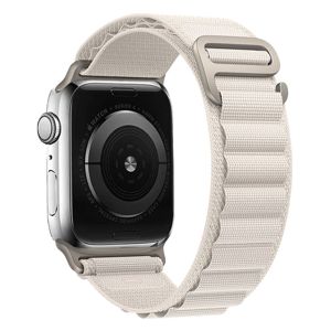 Tiera Apple Watch vit Alpine textilarmband main product photo