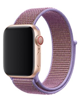 Tiera Apple Watch nylonarmband lila