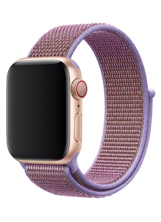 Tiera Apple Watch nylonarmband lila