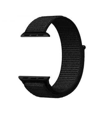 Tiera Apple Watch nylonarmband svart