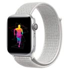 Tiera Apple Watch nylonarmband grå/vit 38/40/41mm