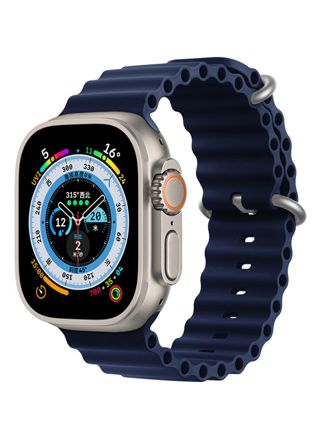 Tiera Apple Watch blå Ocean silikonarmband