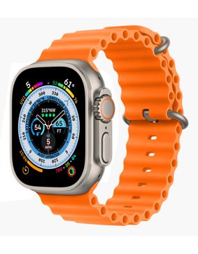 Tiera Apple Watch orange Ocean silikonarmband