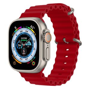 Tiera Apple Watch röd Ocean silikonarmband main product photo