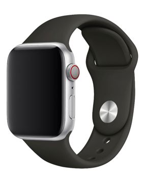Tiera Apple Watch silikonarmband svart