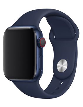 Tiera Apple Watch silikonarmband mörkblå