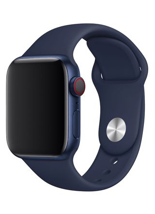 Tiera Apple Watch silikonarmband mörkblå