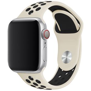 Tiera Apple Watch silikonarmband vit/svart main product photo