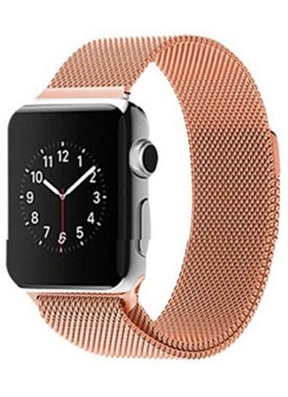 Tiera Apple Watch stålarmband loop roseguld