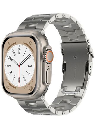 Tiera Apple Watch Silver Titanarmband