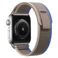 Tiera Apple Watch blå-grå Trail nylonarmband