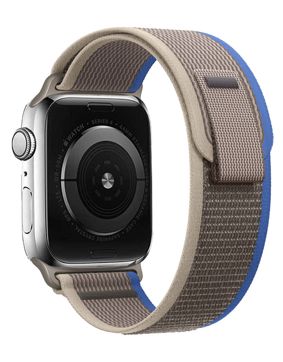 Tiera Apple Watch blå-grå Trail nylonarmband
