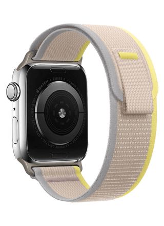 Tiera Apple Watch gul-beige Trail nylonarmband