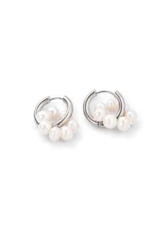 Madoww Aqua Circle pärlörhängen 18 mm