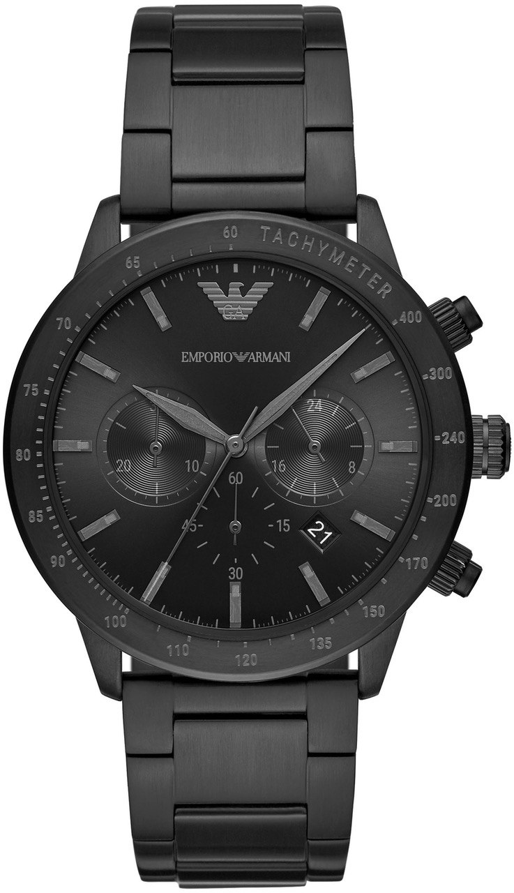 Emporio Armani Mario Chronograph svart AR11242