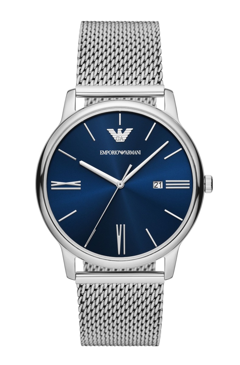 Emporio Armani Minimalist silver stainless steel AR11571