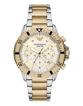 Emporio Armani Diver Chrono Silver/Pale gold AR11606