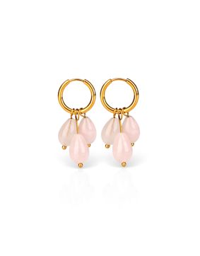 Madoww Aura Cascade Pink Blossom örhängen 16 mm